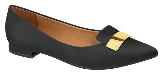 Vizzano 1206.237-1215 Classic Pointy Toe Flat in Black