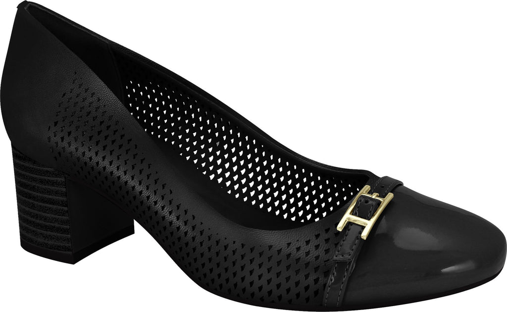 Ramarim 1884205 Women Fashion Comfortable Business Shoe Mid Heel in Black