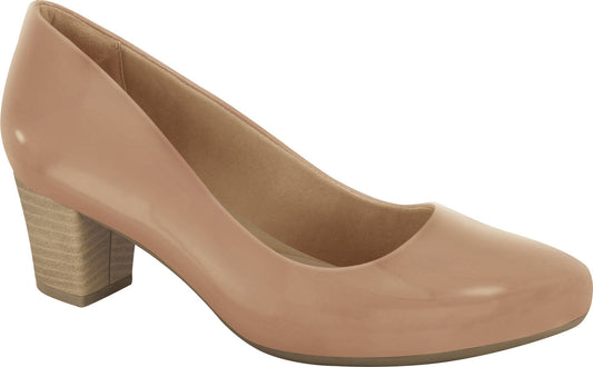 Ramarim 1884252 Women Fashion Comfortable Business Shoe Mid Heel in Skin