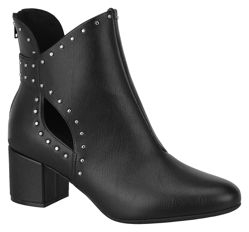 Modare 3067.105 Women Fashion Comfortable Ankle Boot Mid Heel in Black