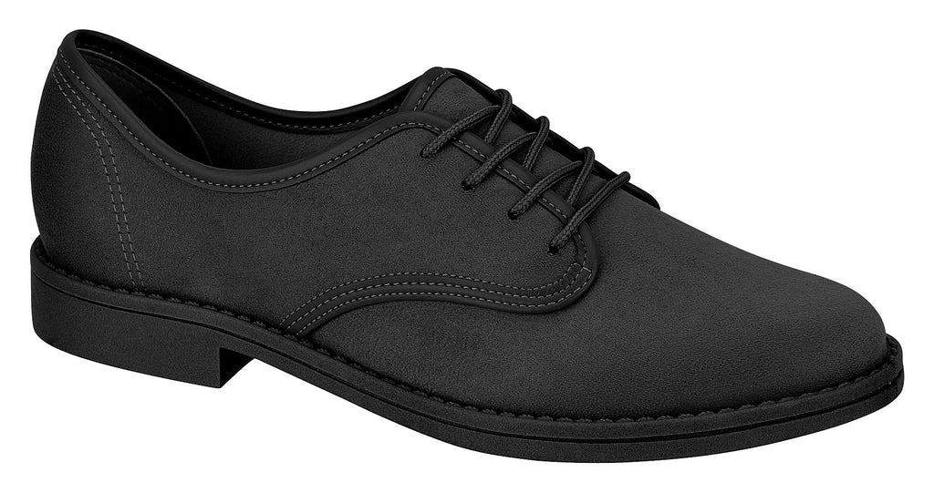 Brogue Ladies Black Suede Shoes Bennett Womens Career Black