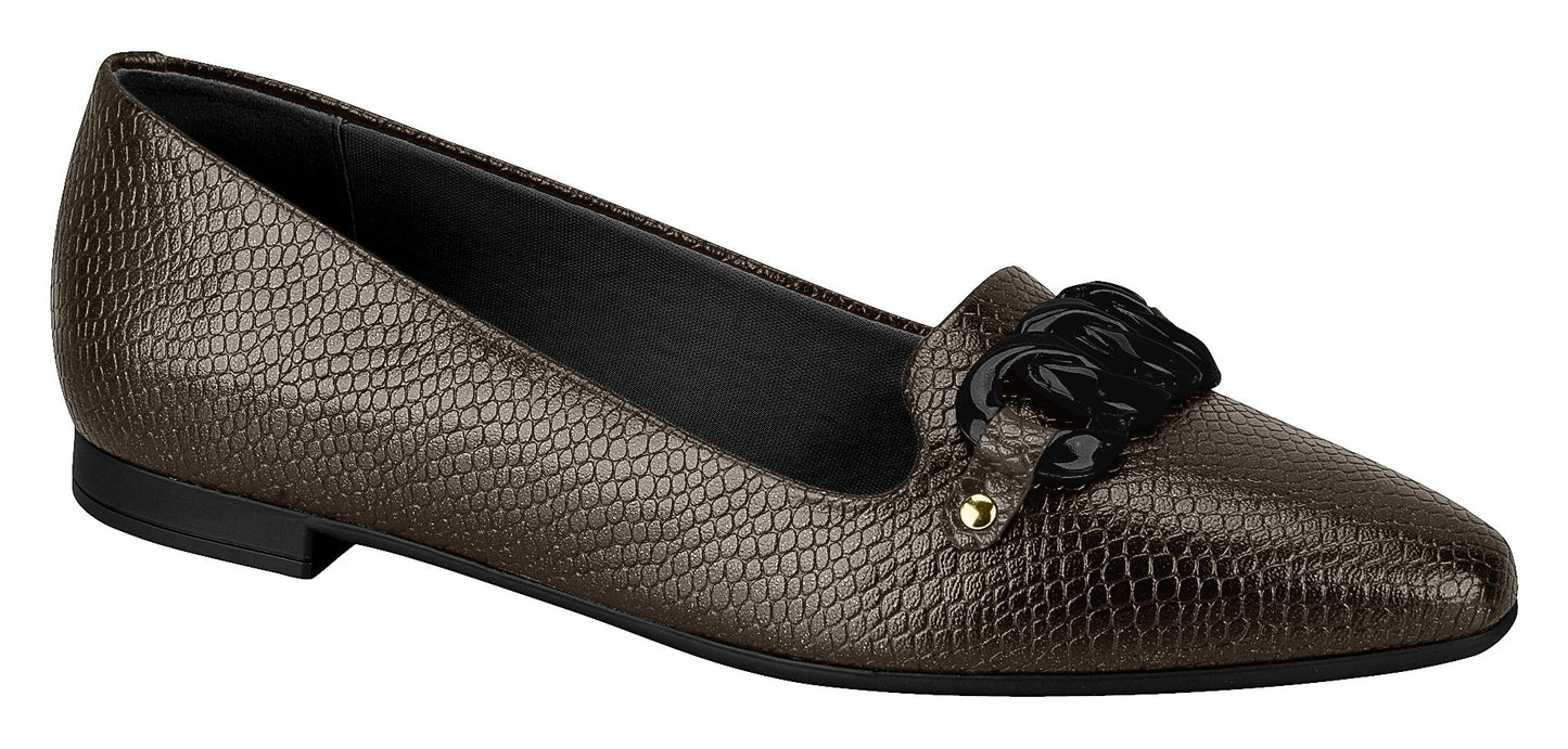 Beira Rio Ref 4243.102 Women Fashion Business in Snake Graphite