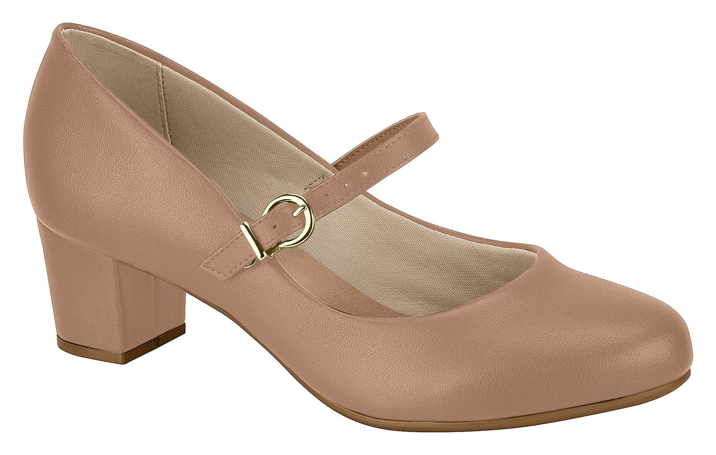 Beira Rio Ref 4777.375 Women Fashion Mid Heel Mary Jane in Nude