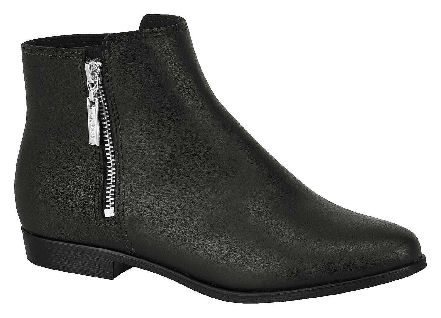 Moleca Women Ankle Boot in Low Heel Black 5304.113