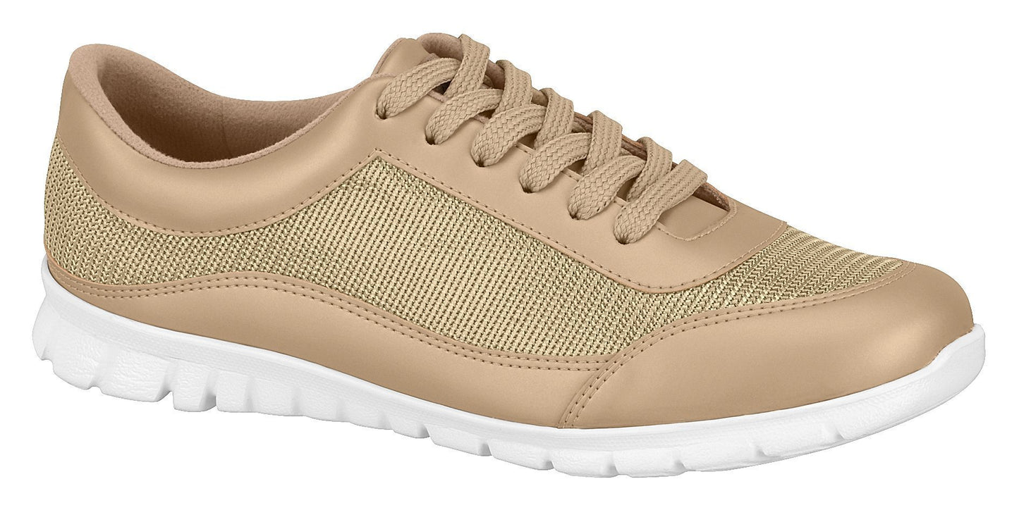Beira Rio 7306.217-1217 Women Casual Fashion Sneaker Comfort in Golden Beige