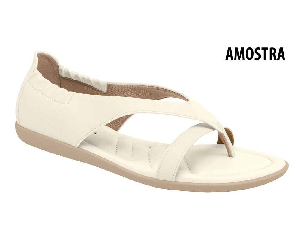 Piccadilly Ref: 339015 Comfort Sandal Flat Fashion in White