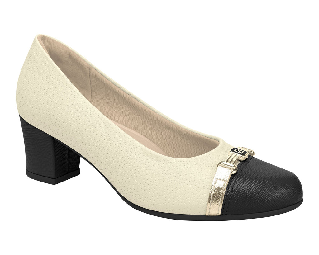 Piccadilly Ref: 110173-005 Off White Business Court Shoe with Medium Heel - The Ultimate Blend of Elegance and Comfort for Your Professional Wardrobe