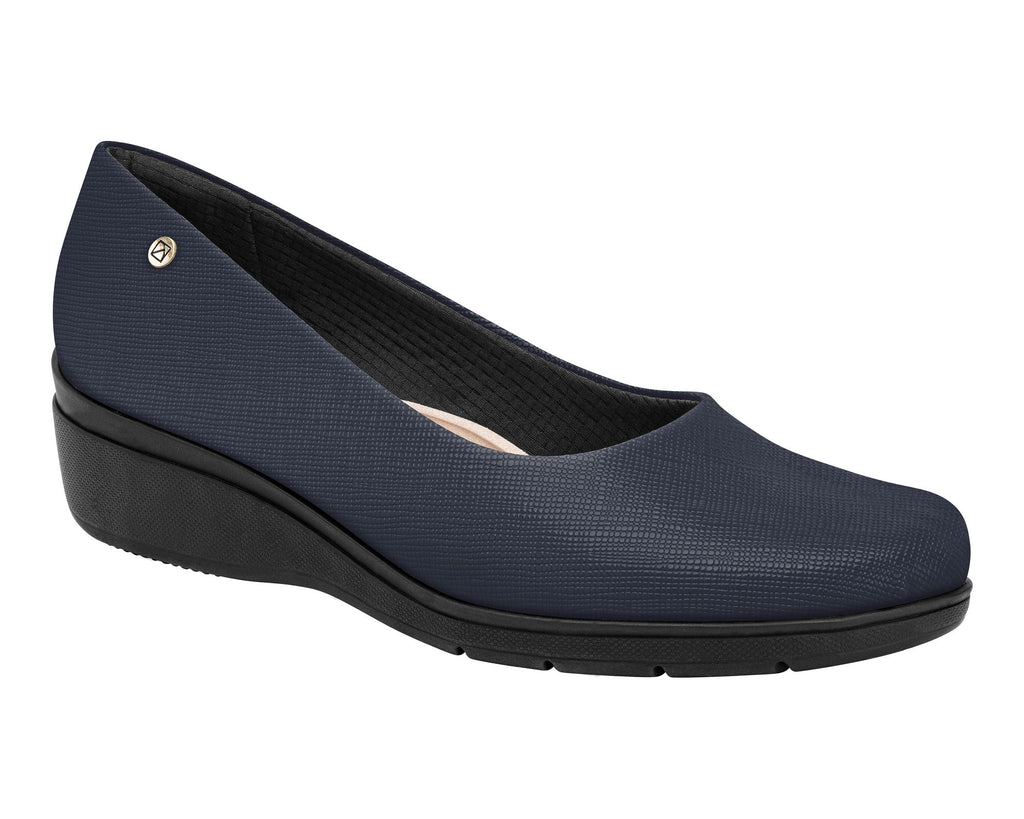 Piccadilly Ref: 117115-10 Business Shoe in Navy with Mid Wedge is here to elevate your professional wardrobe with the perfect blend of elegance and comfort.