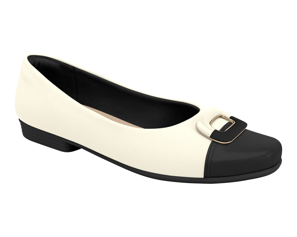 The Piccadilly Ref 250201 Flat Shoe Flexible, Elegant Floral Flat Shoe for Everyday Comfort and Style in White