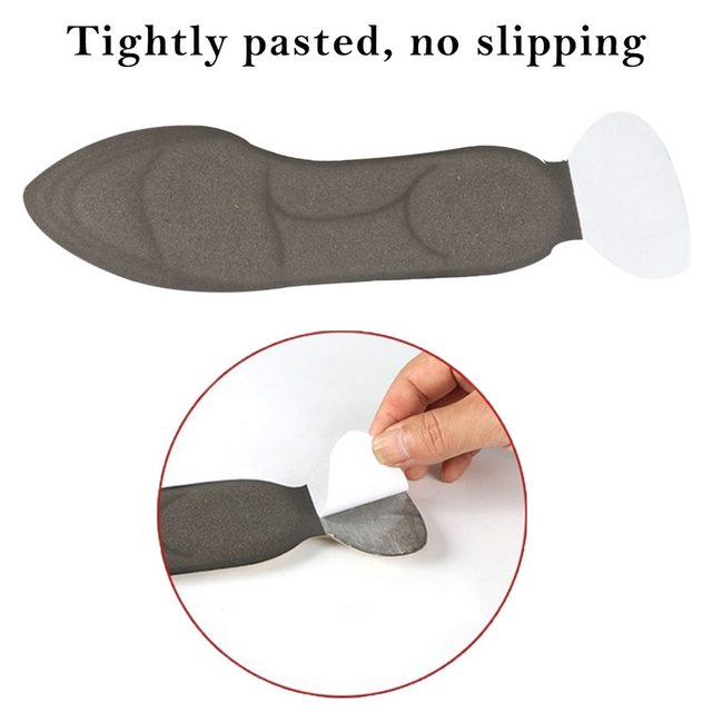 Black Non-Slip Fashion Insoles for Women: 1 Pair of Comfortable and Breathable Inserts