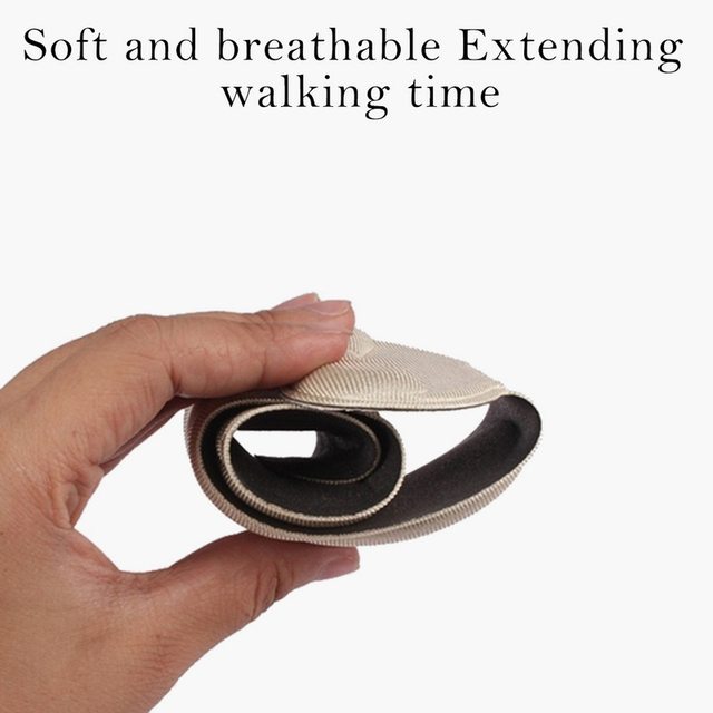 Black High-Heel Fashion Insoles for Women: 1 Pair of Comfortable and Breathable Inserts