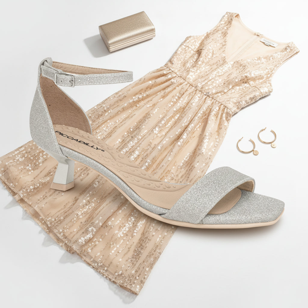 Piccadilly Ref 588006 Dazzle and Shine Special Occasion Sandal