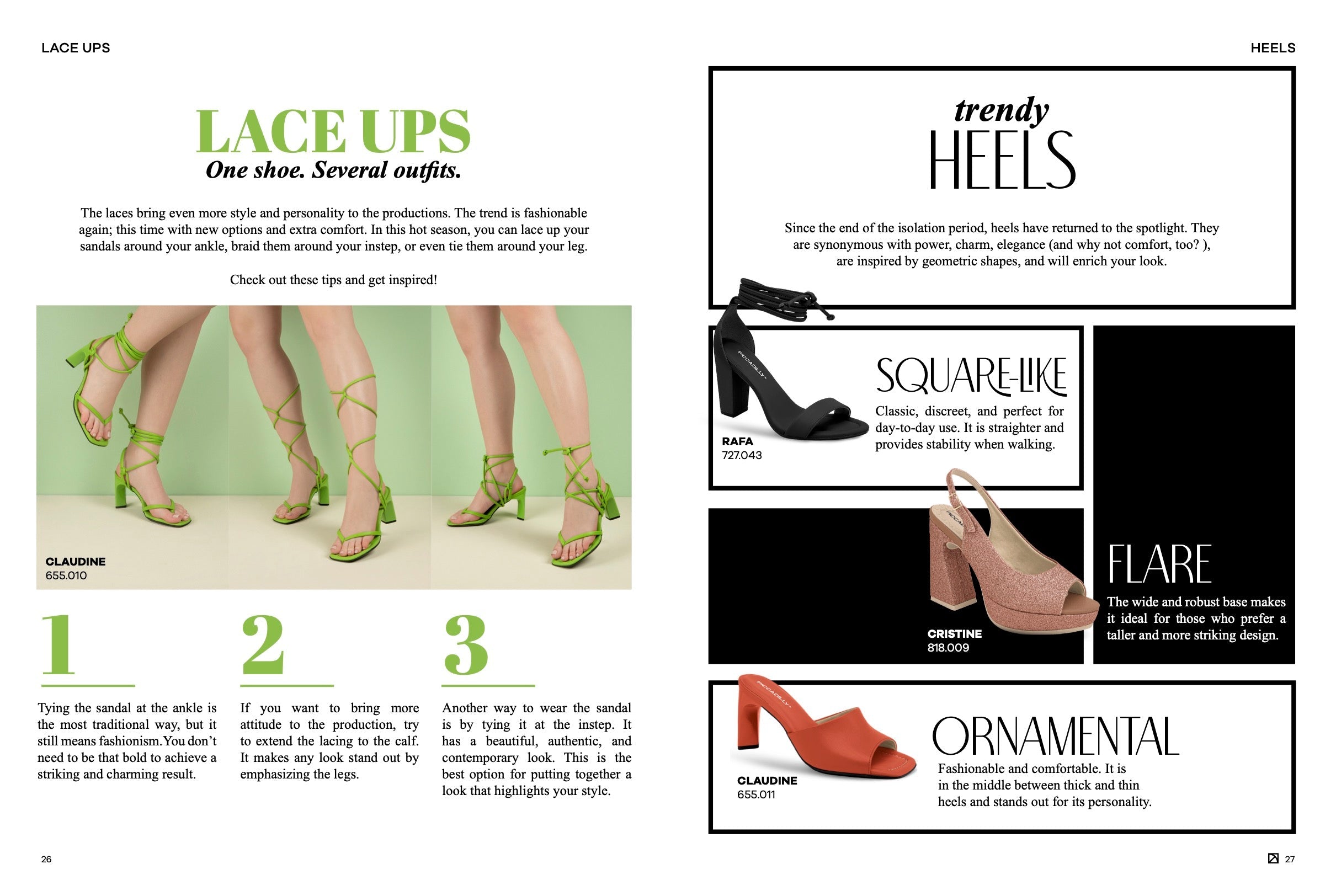 Piccadilly Ref 727004 Trendy SQUARE-LIKE Heels: A Return to