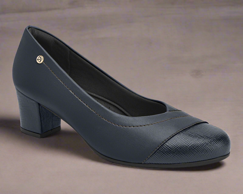 Piccadilly Ref: 110164-006 Navy Business Court Shoe with Medium Heel - The Perfect Fusion of Elegance and Comfort for Your Professional Wardrobe