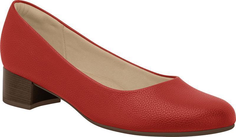 Piccadilly Ref: 200a-140072 Red Flight Attendant Crew Shoes For Uniform Business With Low Heel