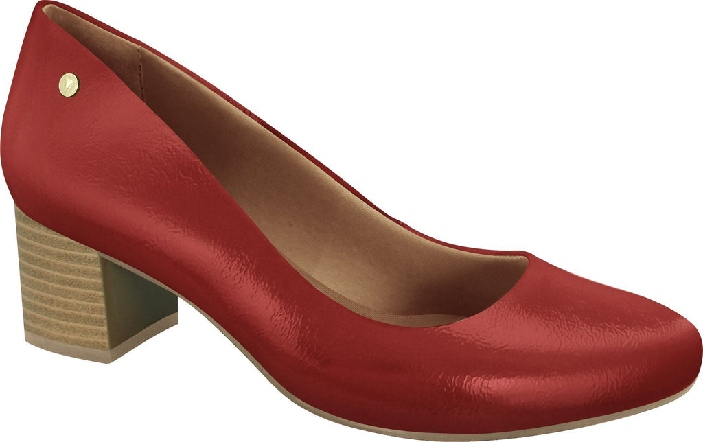 Ramarim 1884202 Women Fashion Comfortable Business Shoe Mid Heel in Red