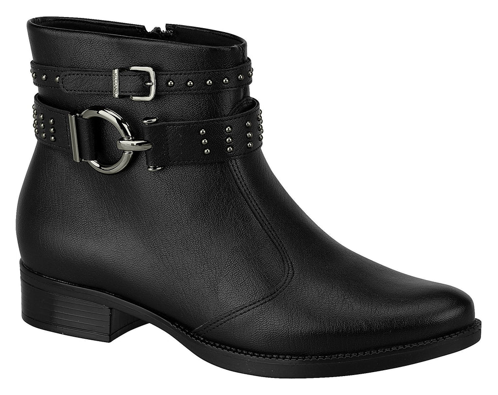 Vizzano 3050.119 Women Fashion Comfortable Ankle Boot Low Heel in Black