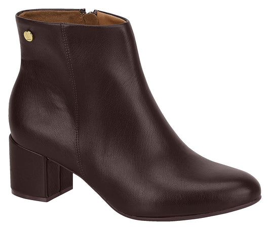 Women Fashion Comfortable Ankle Boot Mid Heel in Coffee Vizzano 3067.100