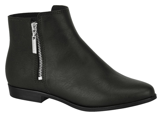 Moleca Women Ankle Boot in Low Heel Black 5304.113