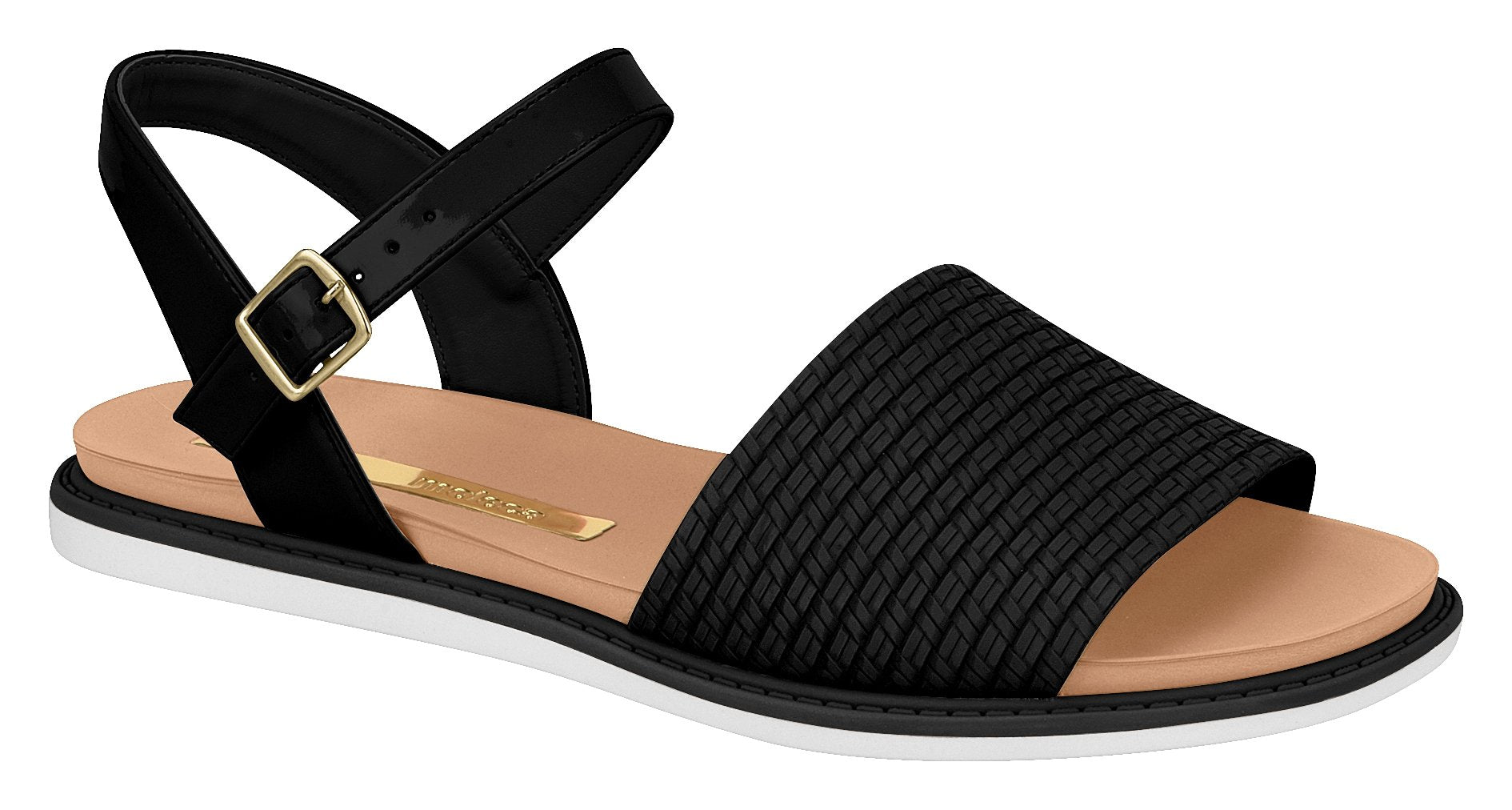 Moleca 5443.104 Women Flat Sandals in Black | Piccadilly