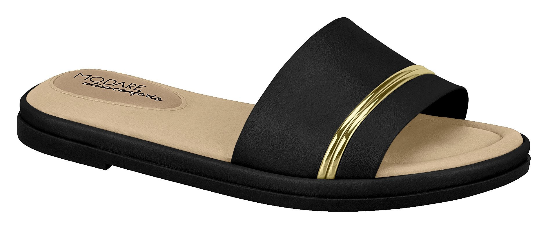 Modare 7139.100 Women Fashion Slipper in Black