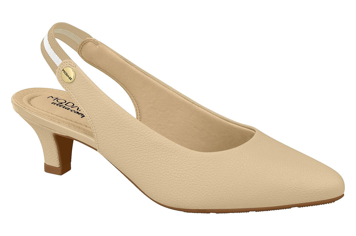 Beira Rio 7314.109-1316 Women Fashion Slingback Shoe Comfort in Nude