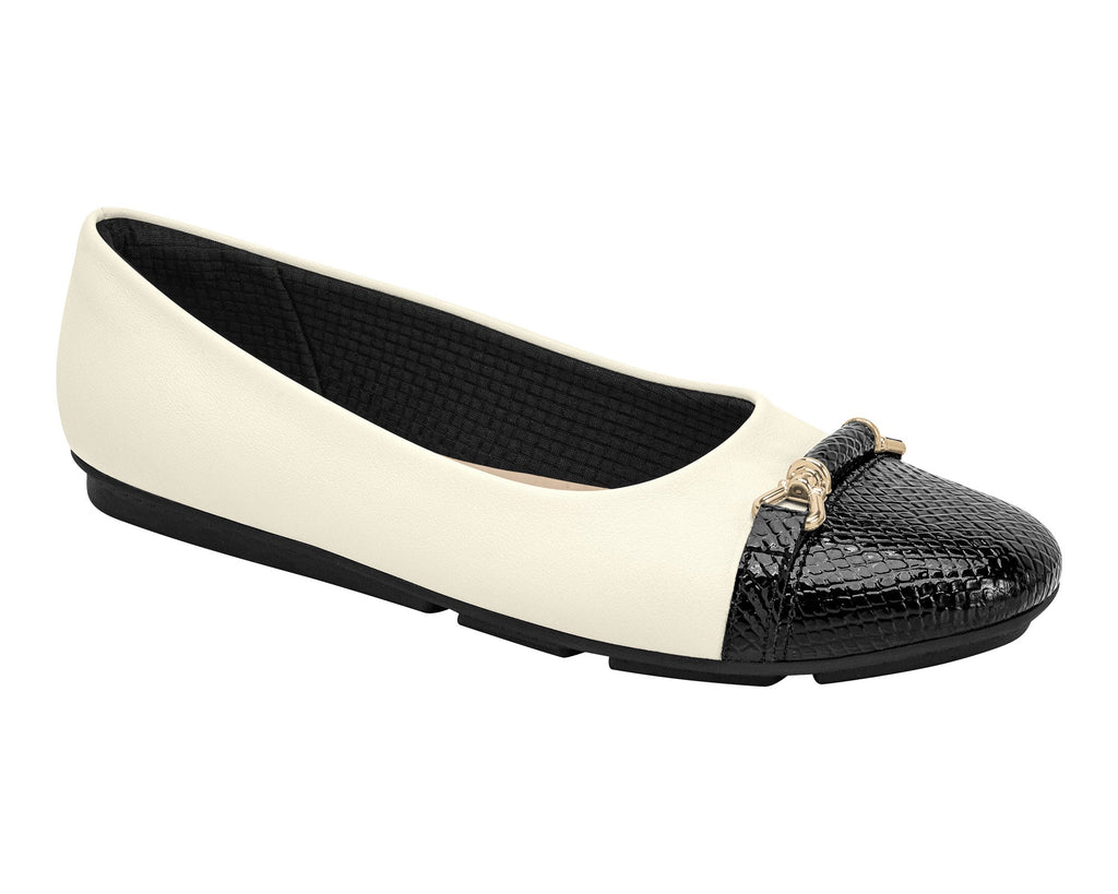 Piccadilly Ref: 122003 Flat Ballet Shoe in White