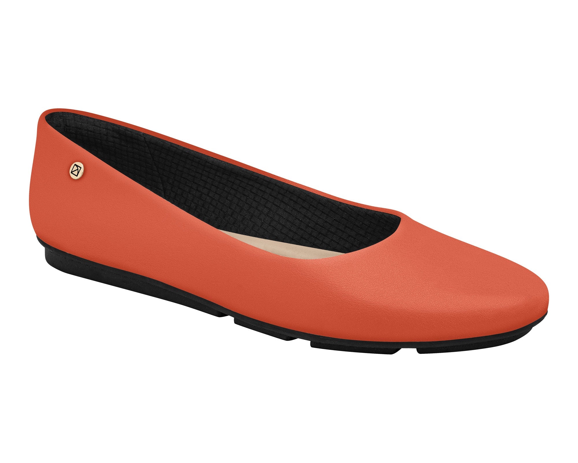 Piccadilly Ref: 122005 Flat Ballet Shoe in Fun Carrot – Piccadilly