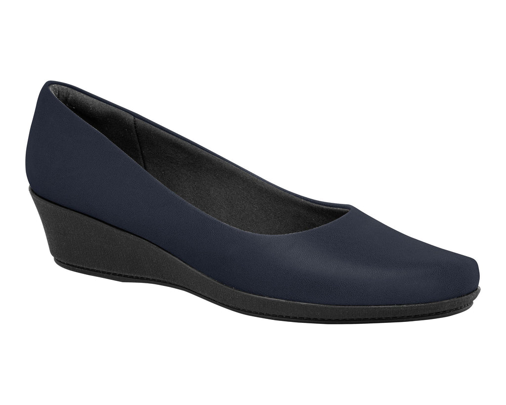 Piccadilly Ref: 143133 Business Court Wedge Shoe Heel in Navy