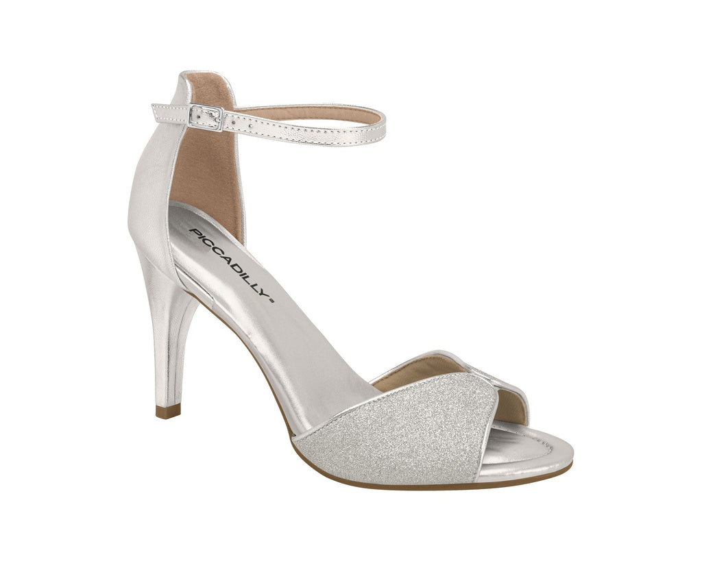Piccadilly Ref: 727049 Comfortable Sandal Shoe Party Holiday Special Occasion in Silver