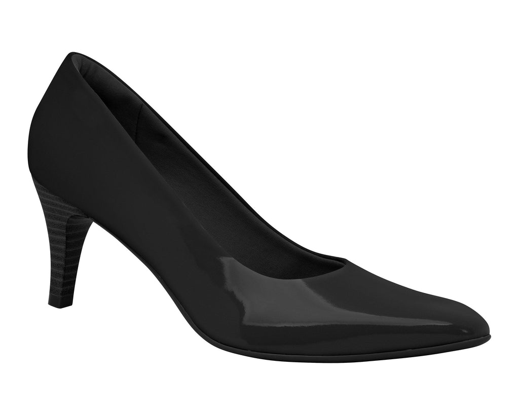 Piccadilly Ref: 745035 Business Stilettos Shoe Mid Heel in Patented Black