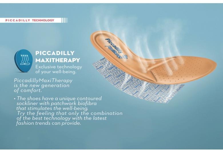 Piccadilly 460045-773 Women Flat Comfortable Sandal Black