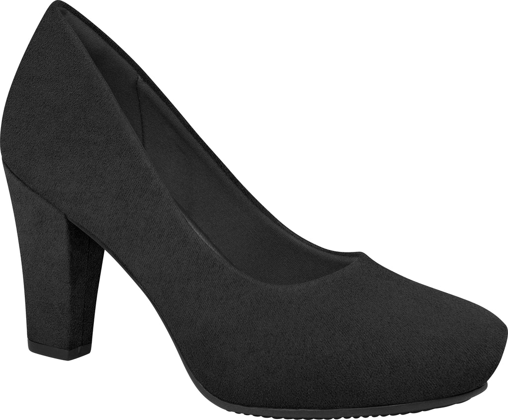Piccadilly 693001 Women Court Business Shoe in Suede Black